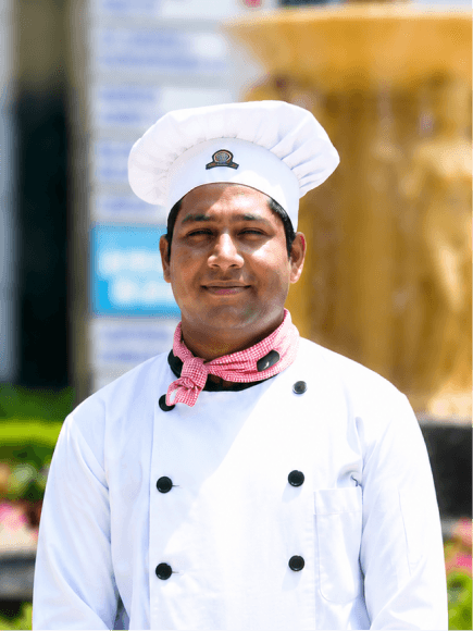 Student chef portrait