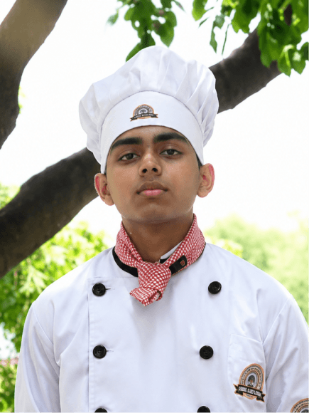 Student chef portrait