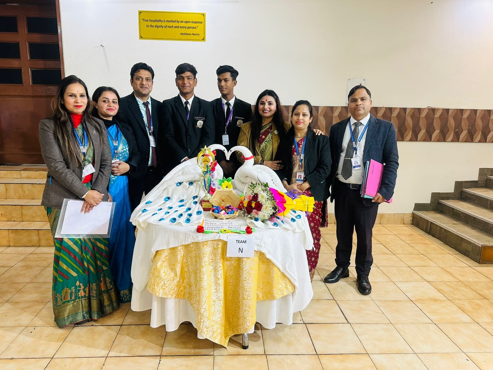 ECO Towel Creations Contest at SRM IHM