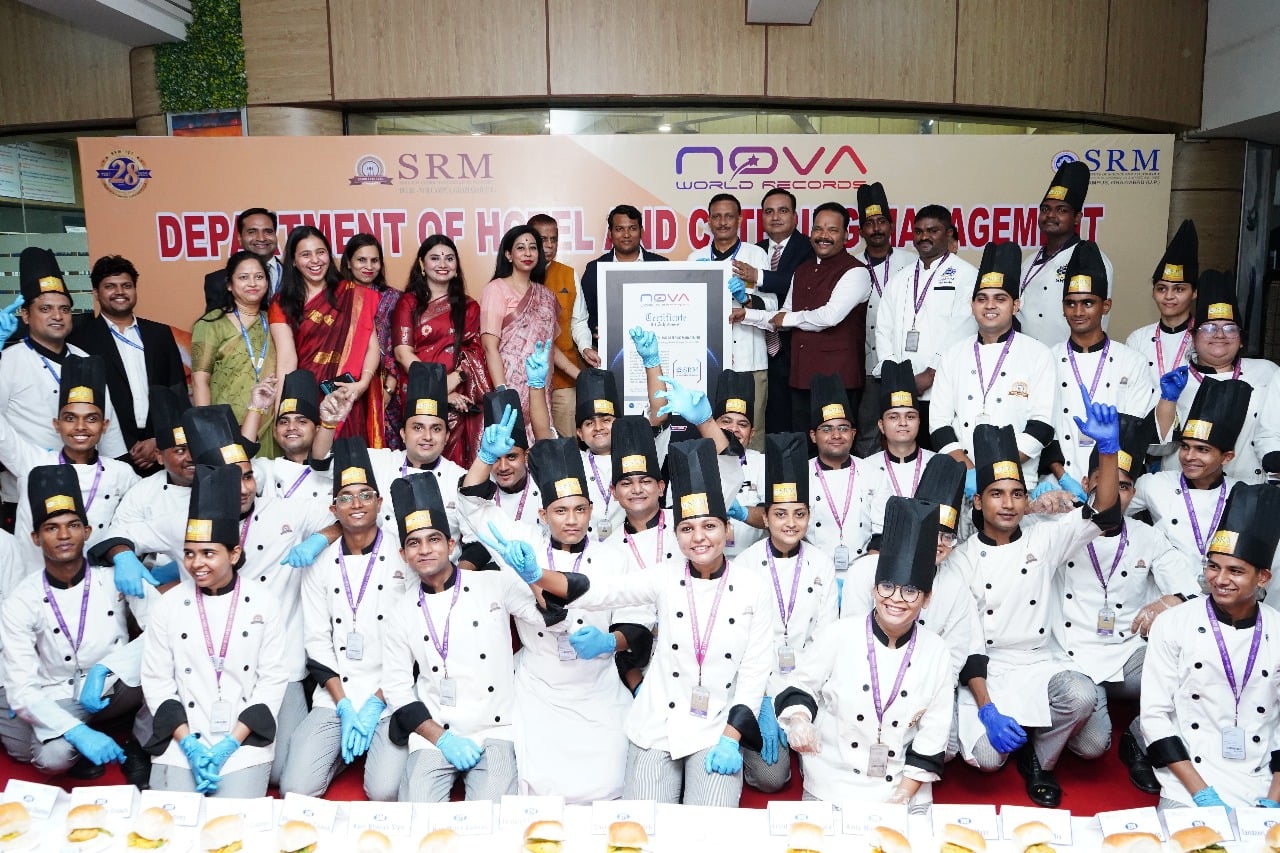 SRM IHM students at the Nova World Record event