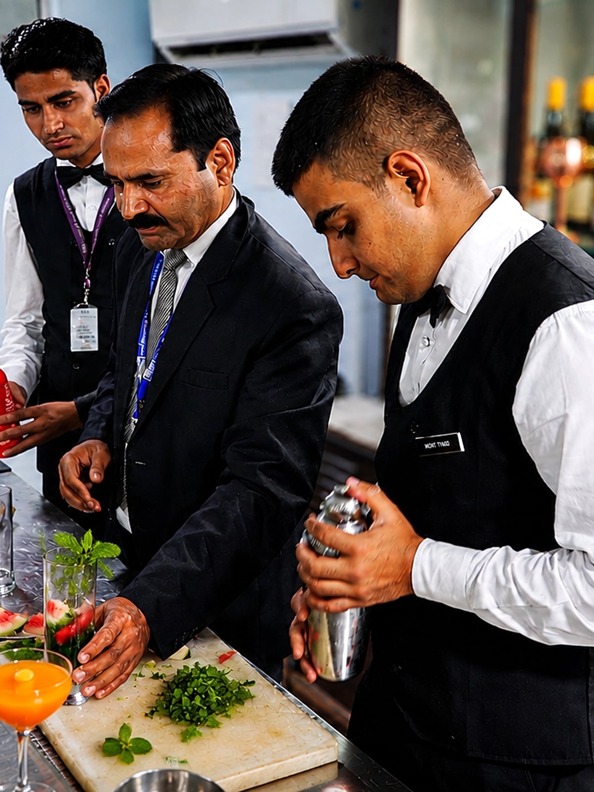 Bartending and mixology training at SRM IHM