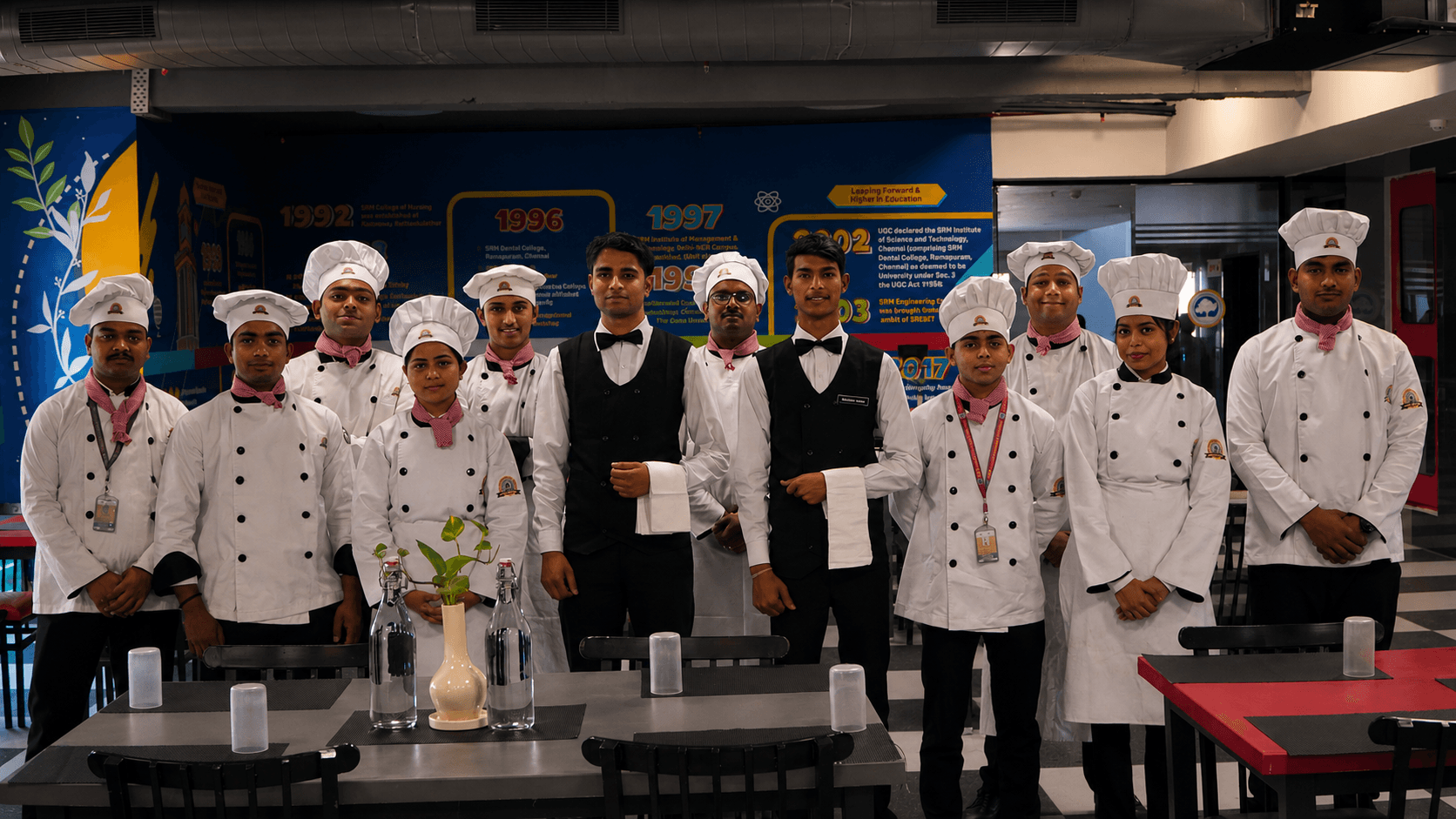 Campus life moment at SRM IHM