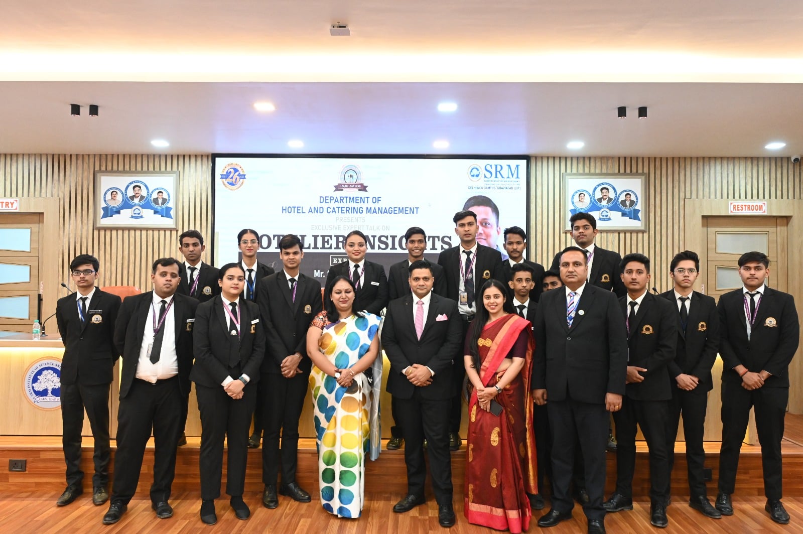 SRM IHM campus hospitality training environment