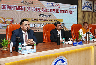 Department officials at a formal press event